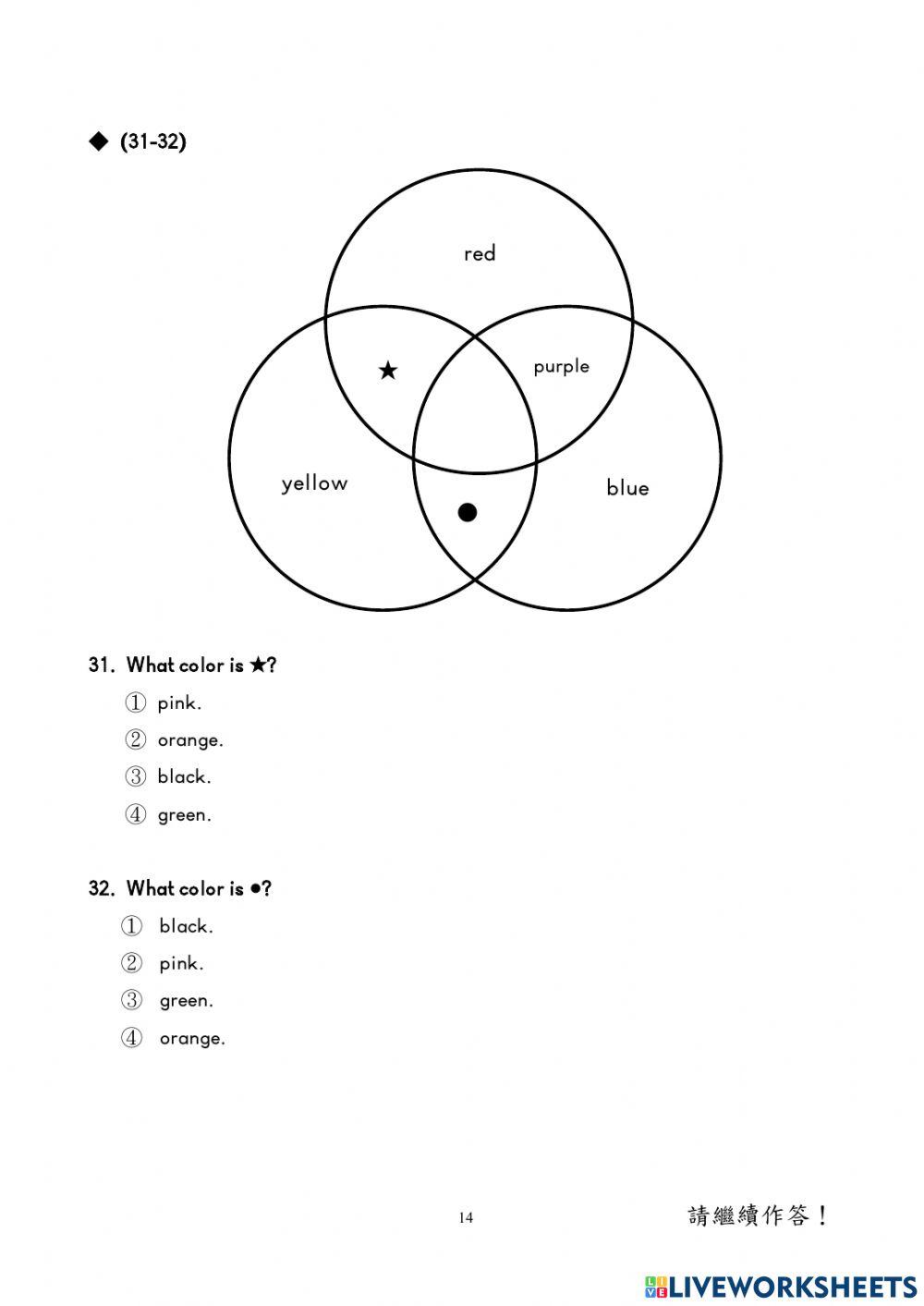 109學年國小學測英語4年級-閱讀