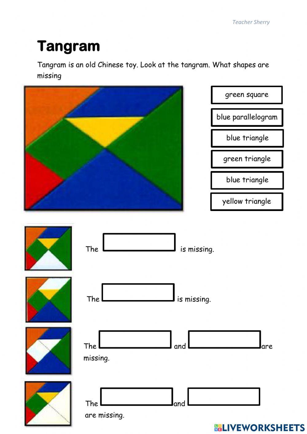 Shapes : tangram