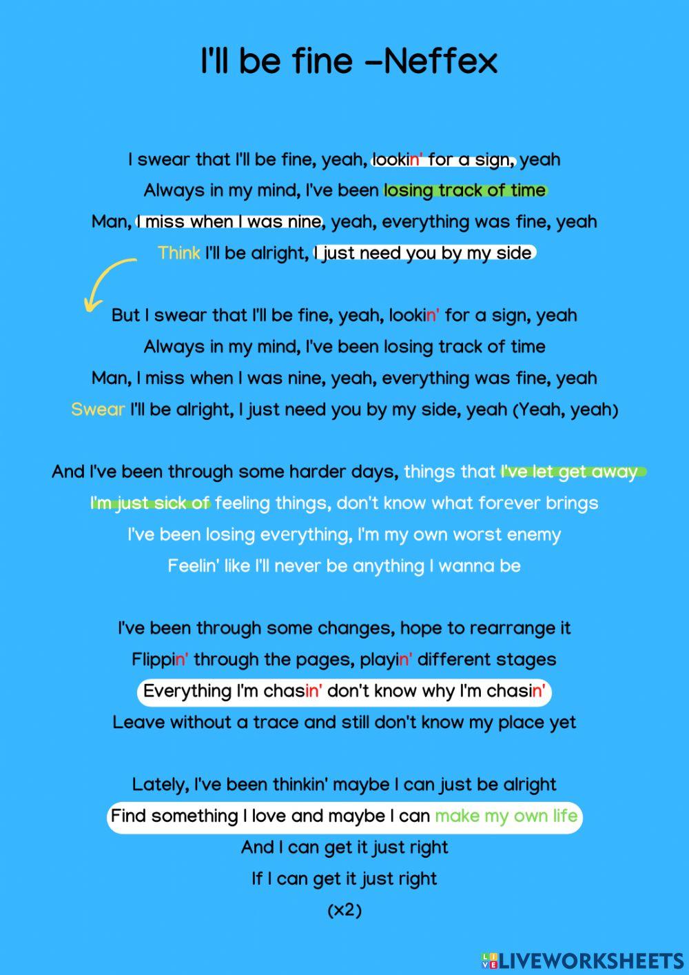 1123059 | I&rsquo;ll be fine -Neffex | Alejandra Sempere