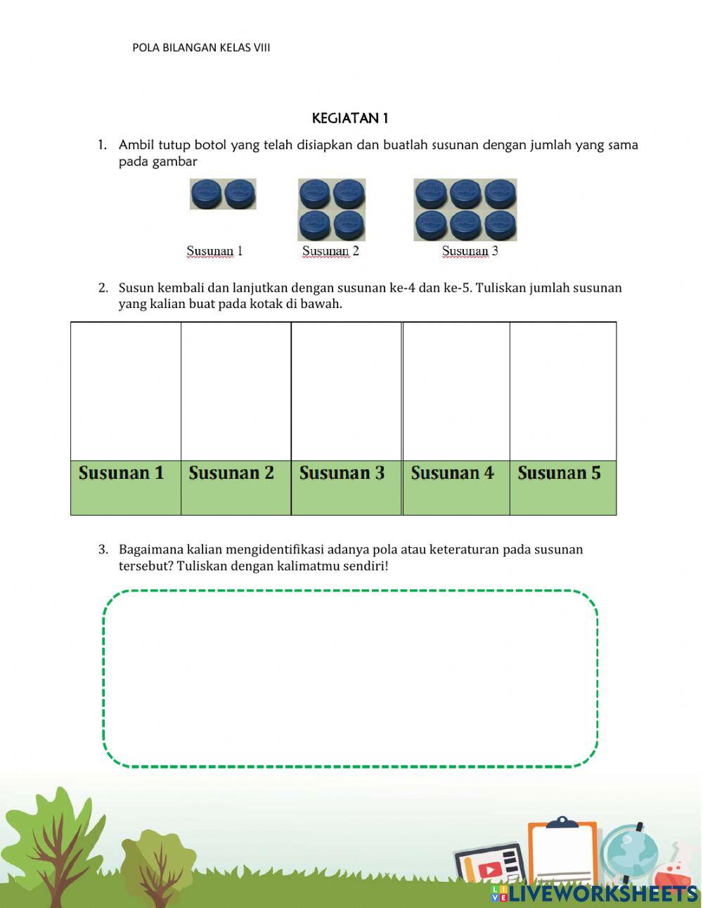 Lkpd pola dari suatu konfigurasi objek