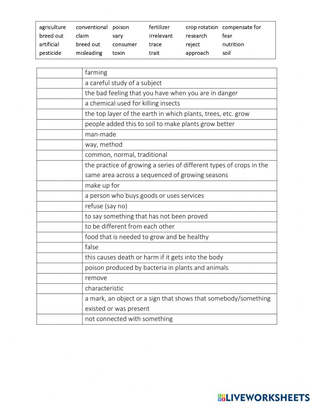 Complete Unit 2-Vocab