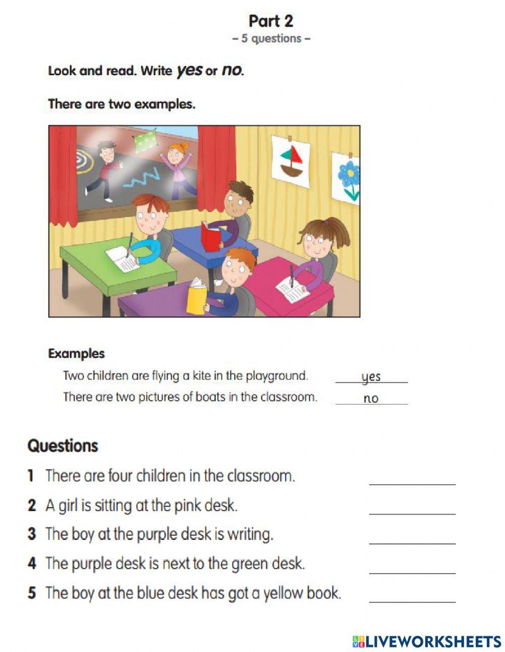 Starters reading and writing