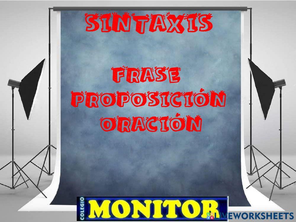 Oraciones- clases