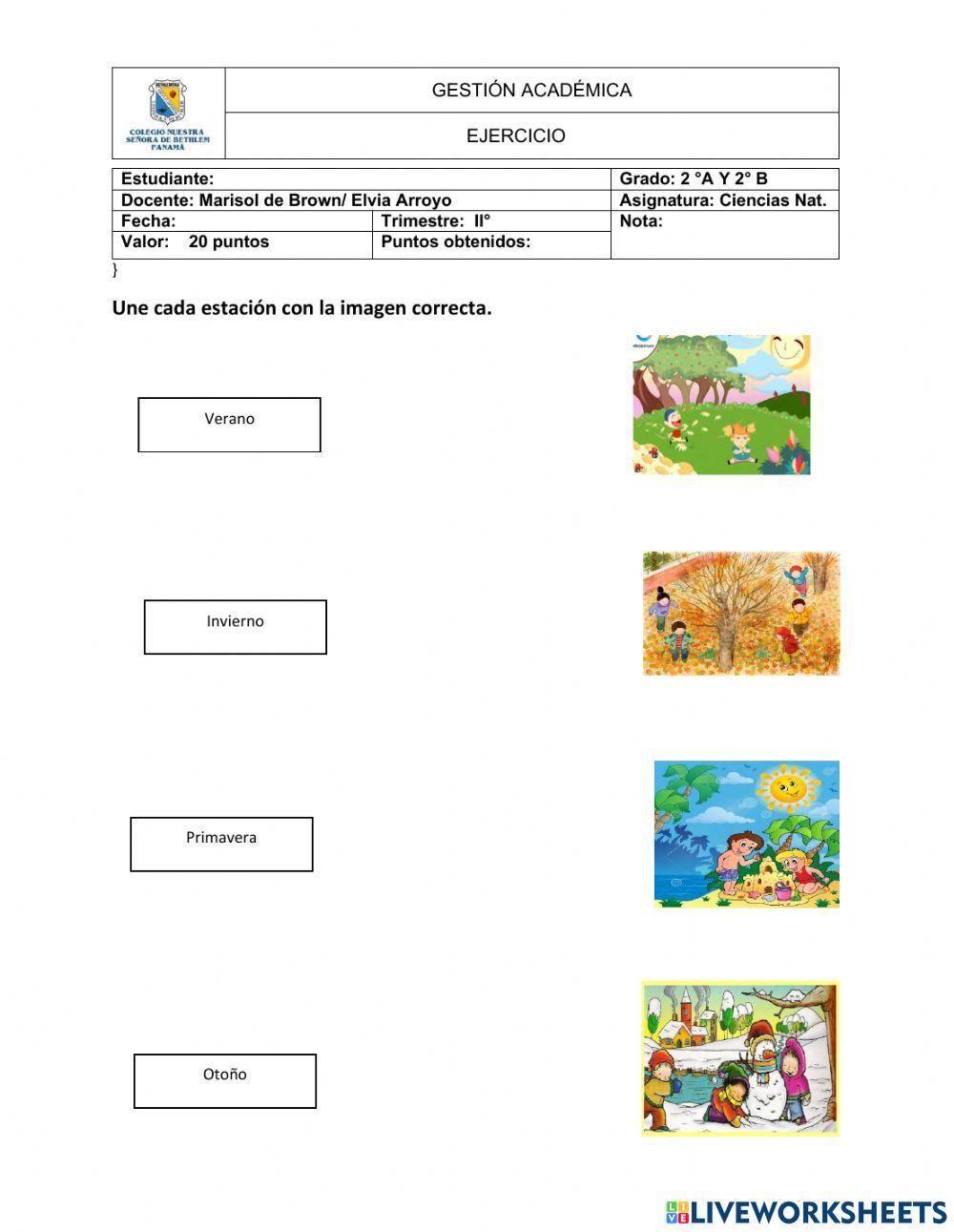 Las estaciones del año