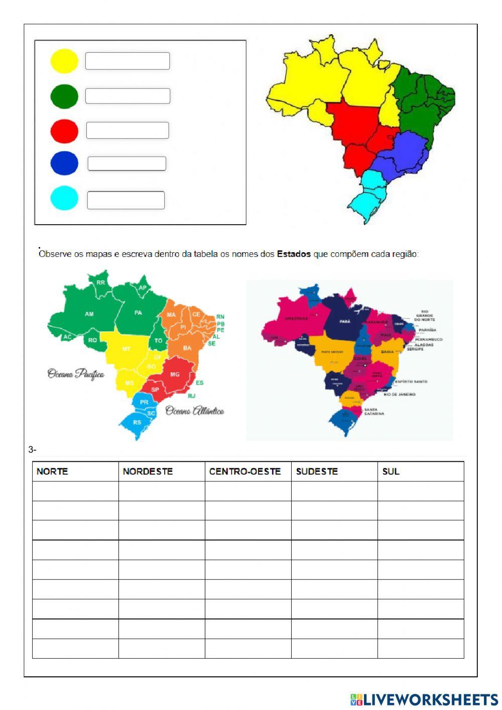 Regionalização do Brasil