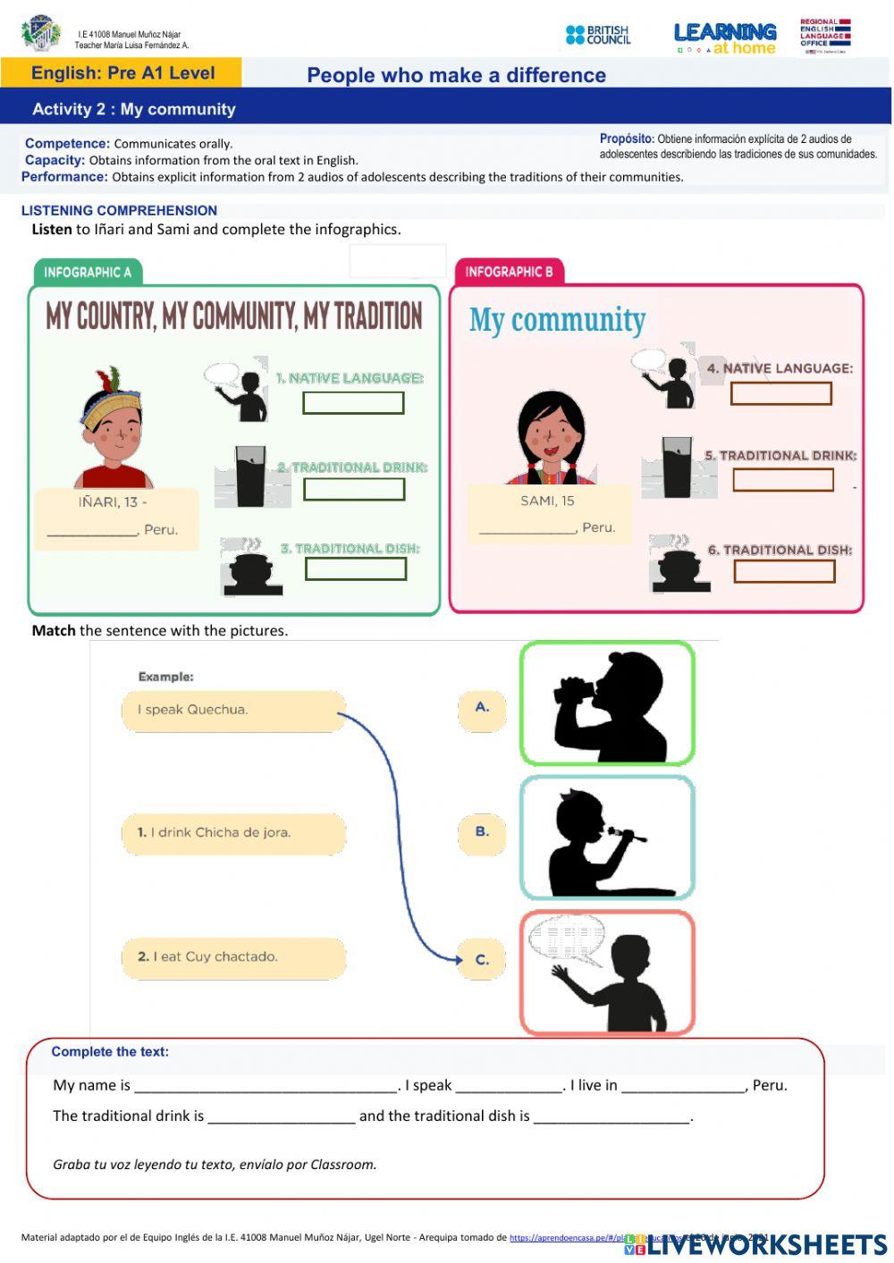 LE4 Activity 2: My community