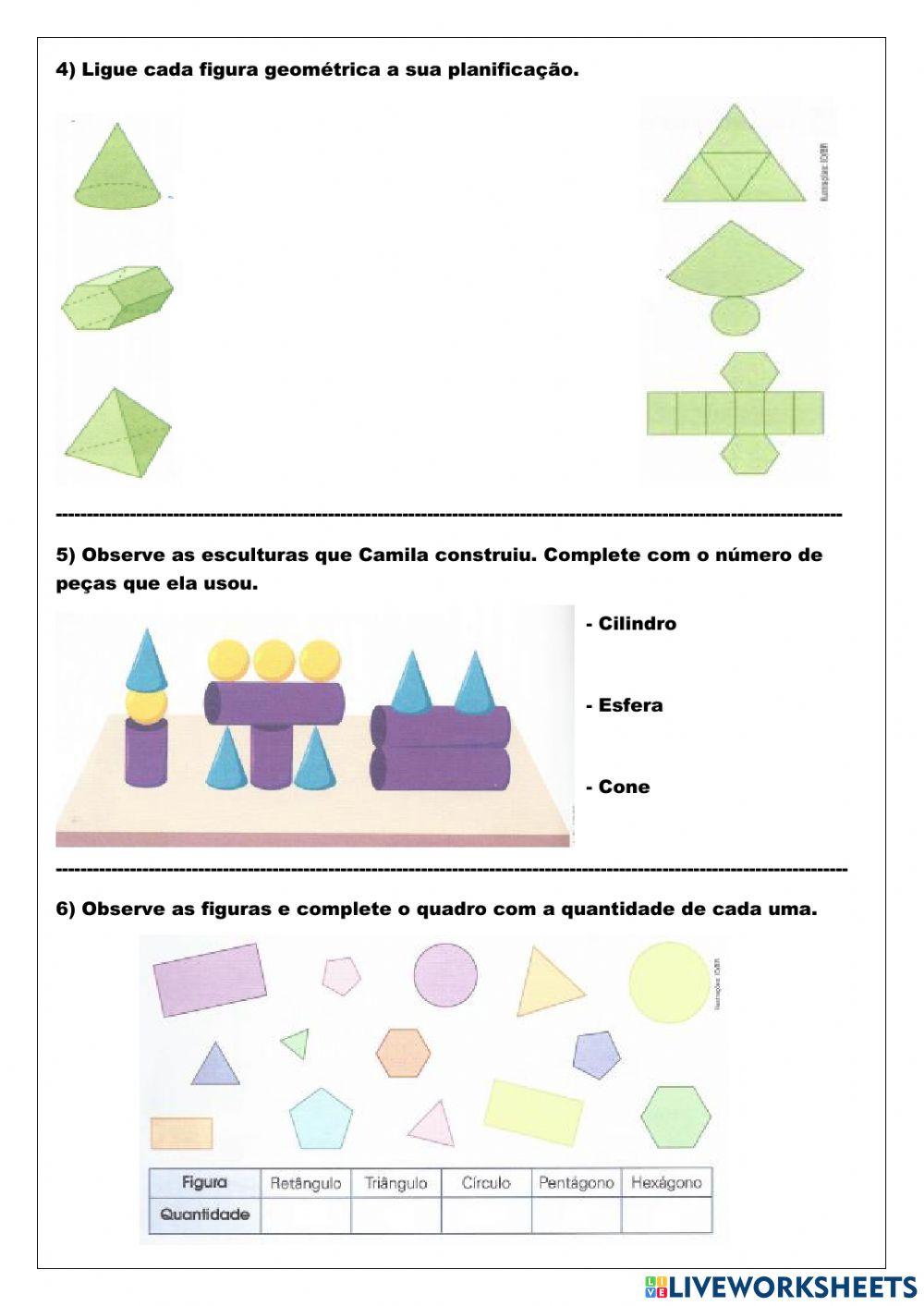 Figuras planas e espaciais