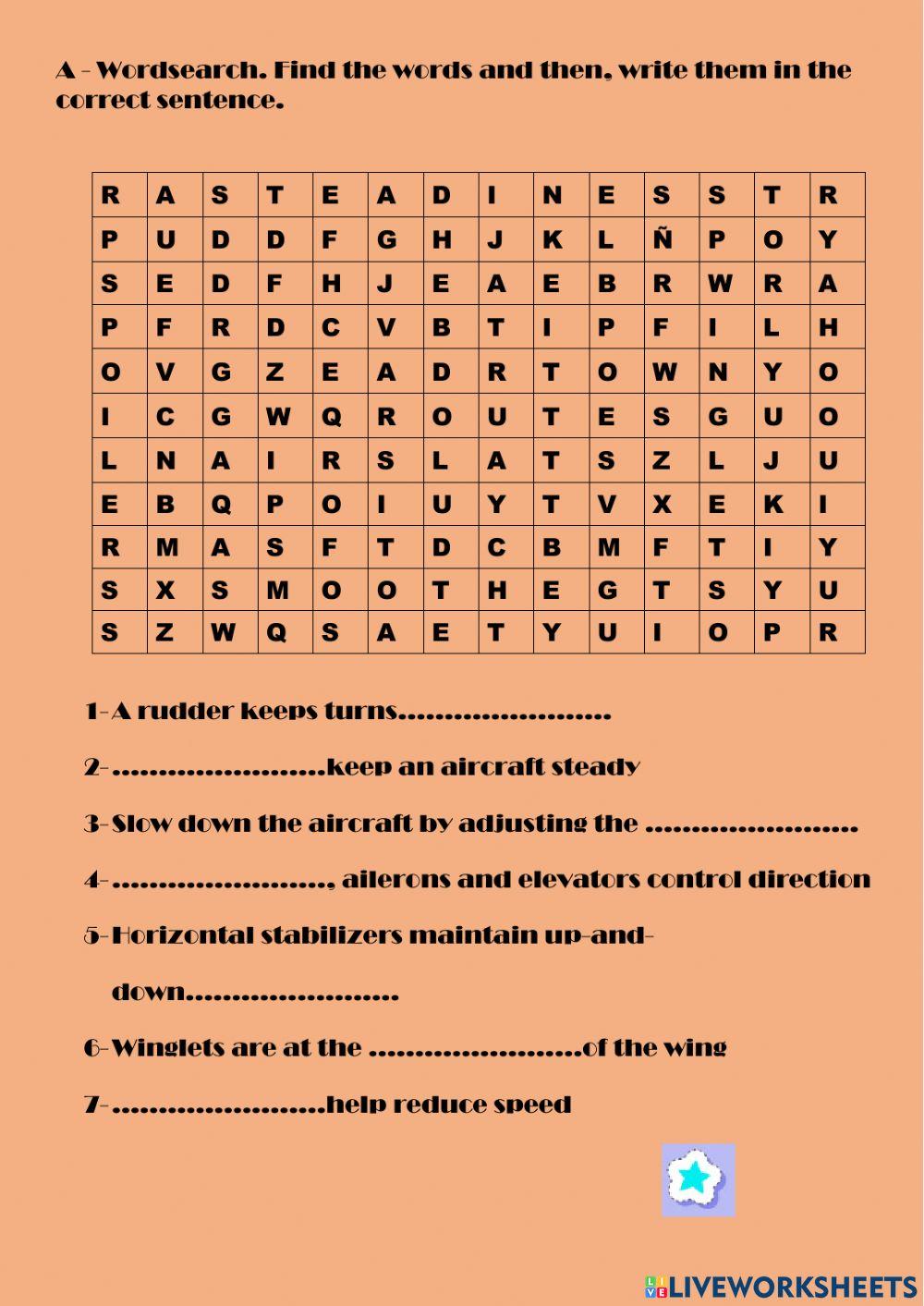 Parts of a plane 2 PW