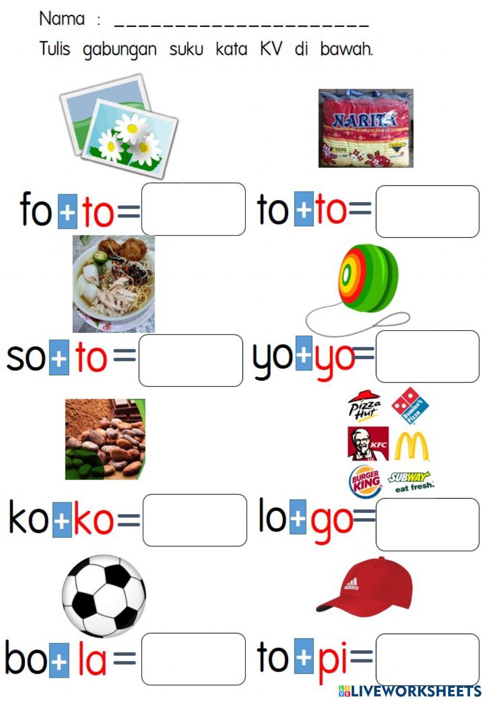 Latihan Gabungan KV (o)