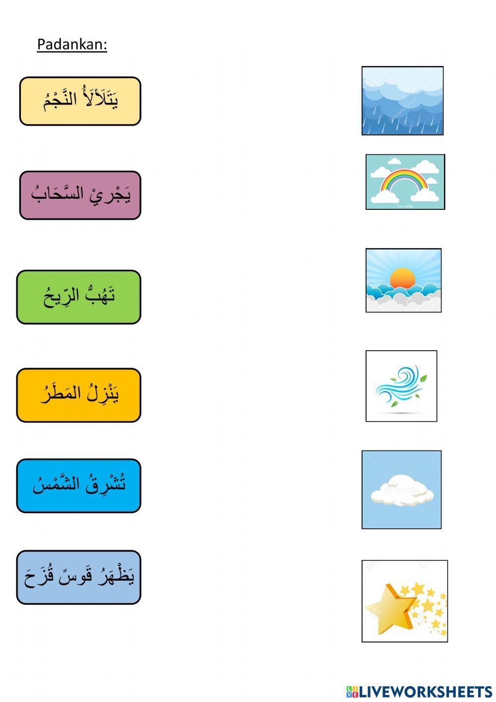 Bahasa Arab tahun 6  عالم الطَبيعة (Bah 2)