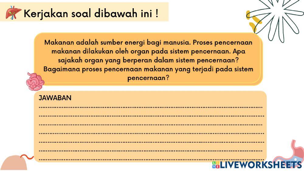E-lkpd sistem pencernaan manusia-sabrina intan maulida (1813041046)