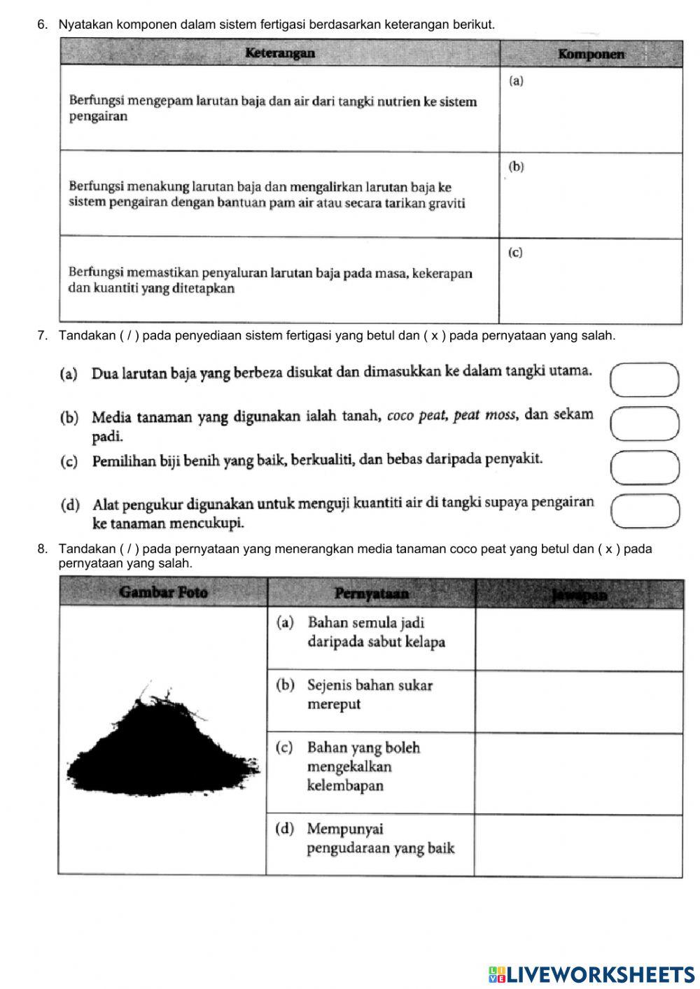5.1.2 Komponen utama sistem Fertigasi