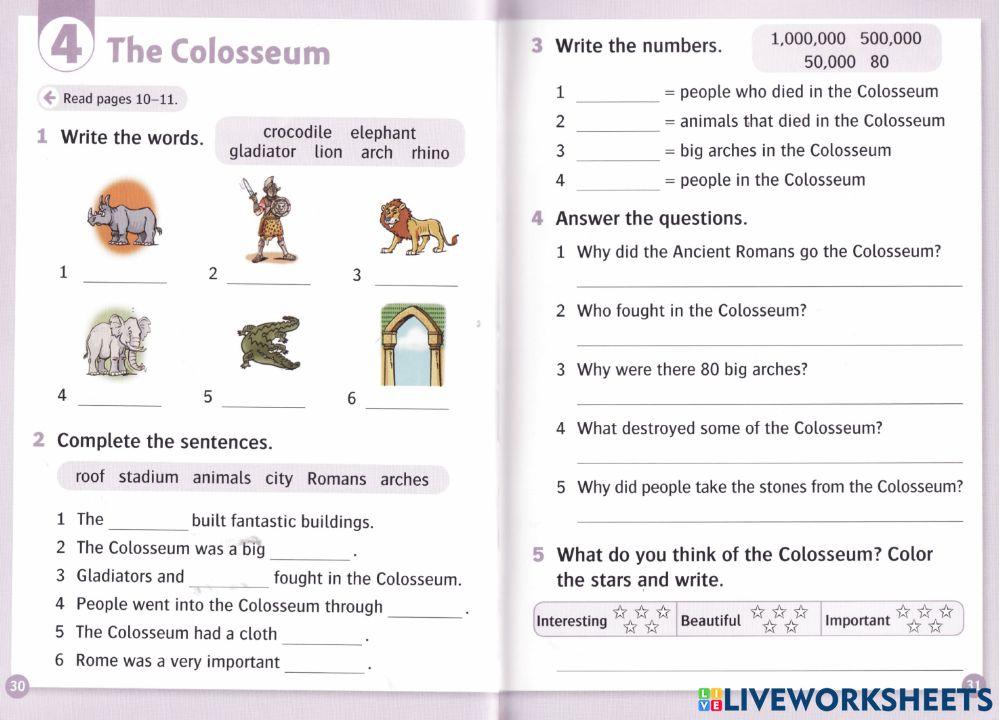 Wonders of the Past - Units 1 to 5