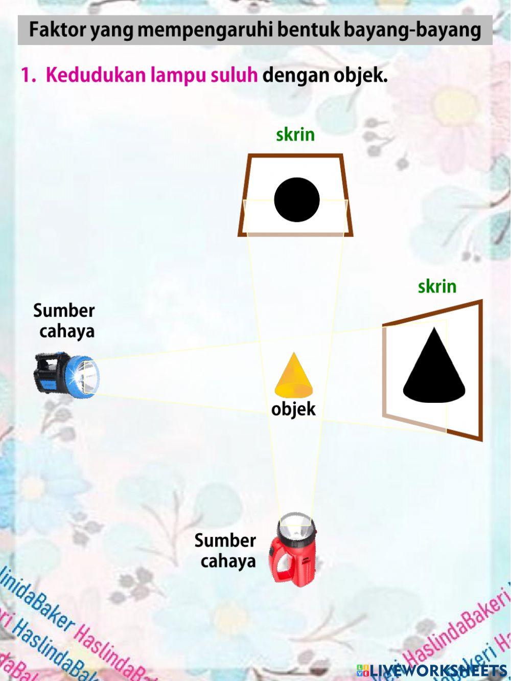 Sains Tahun 4 : Cahaya 5.1.2 & 3