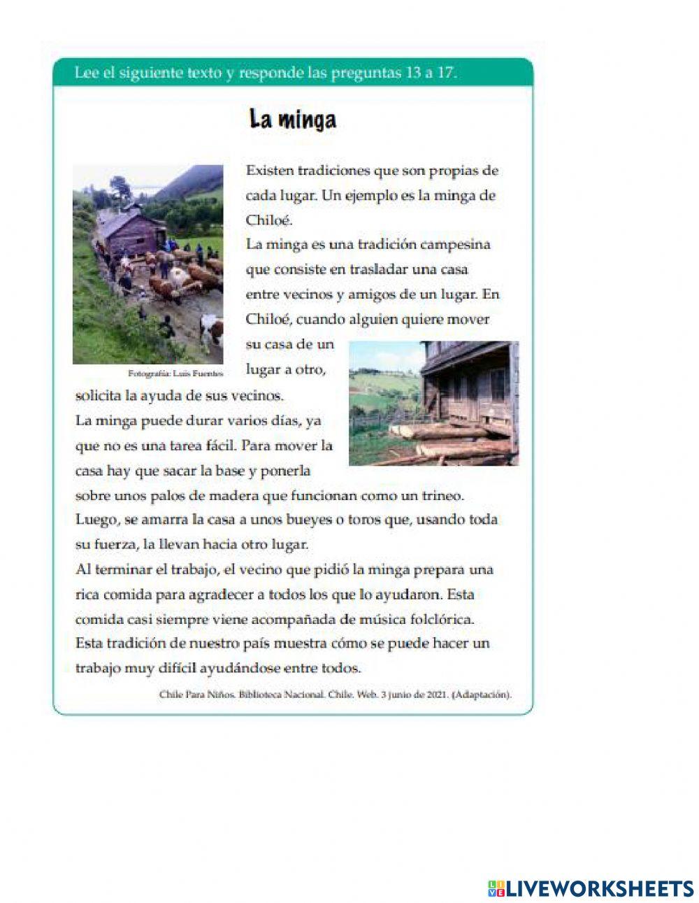 Prueba DIA escritura 2do básico