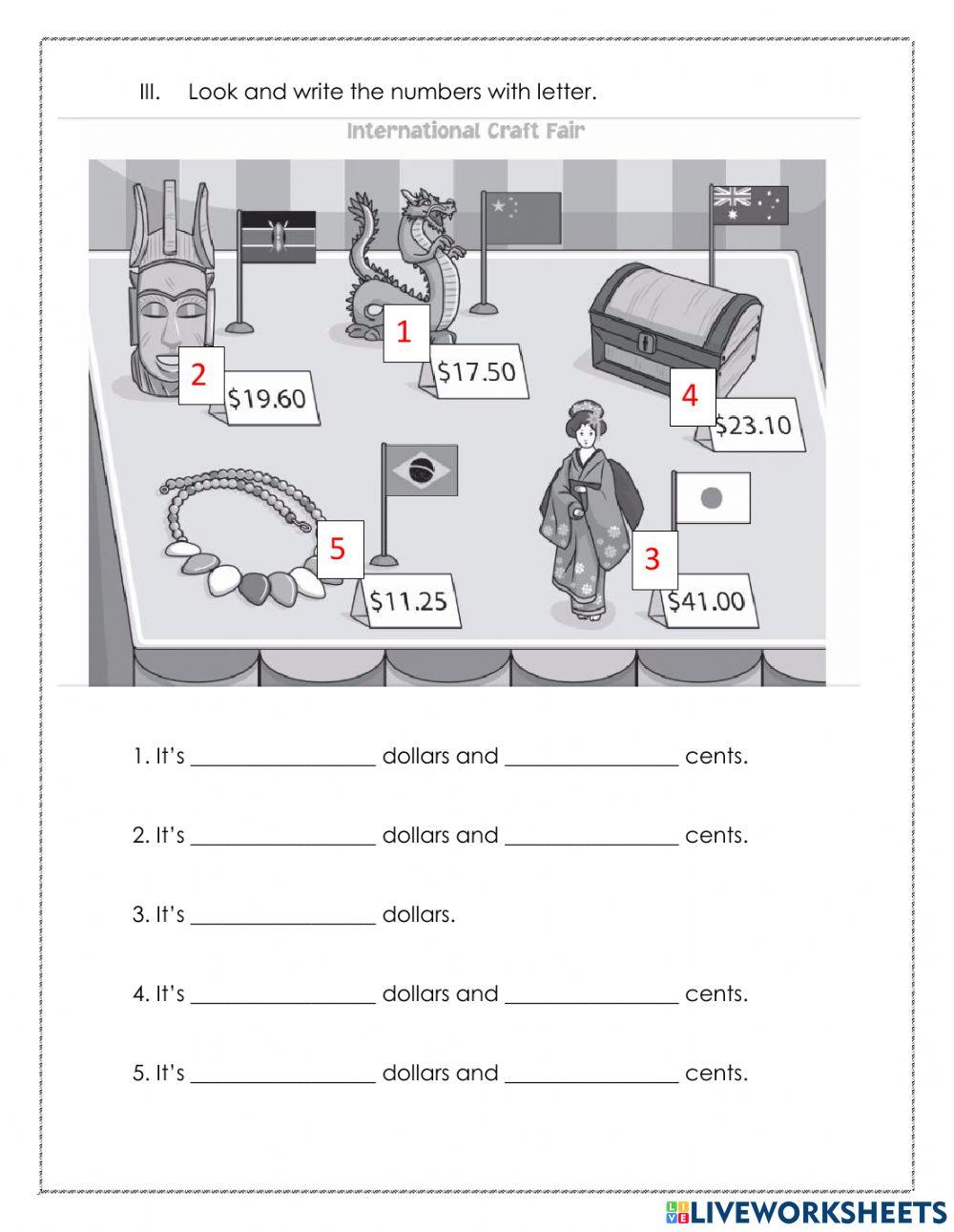 Math Exam 4 - 2nd Grade
