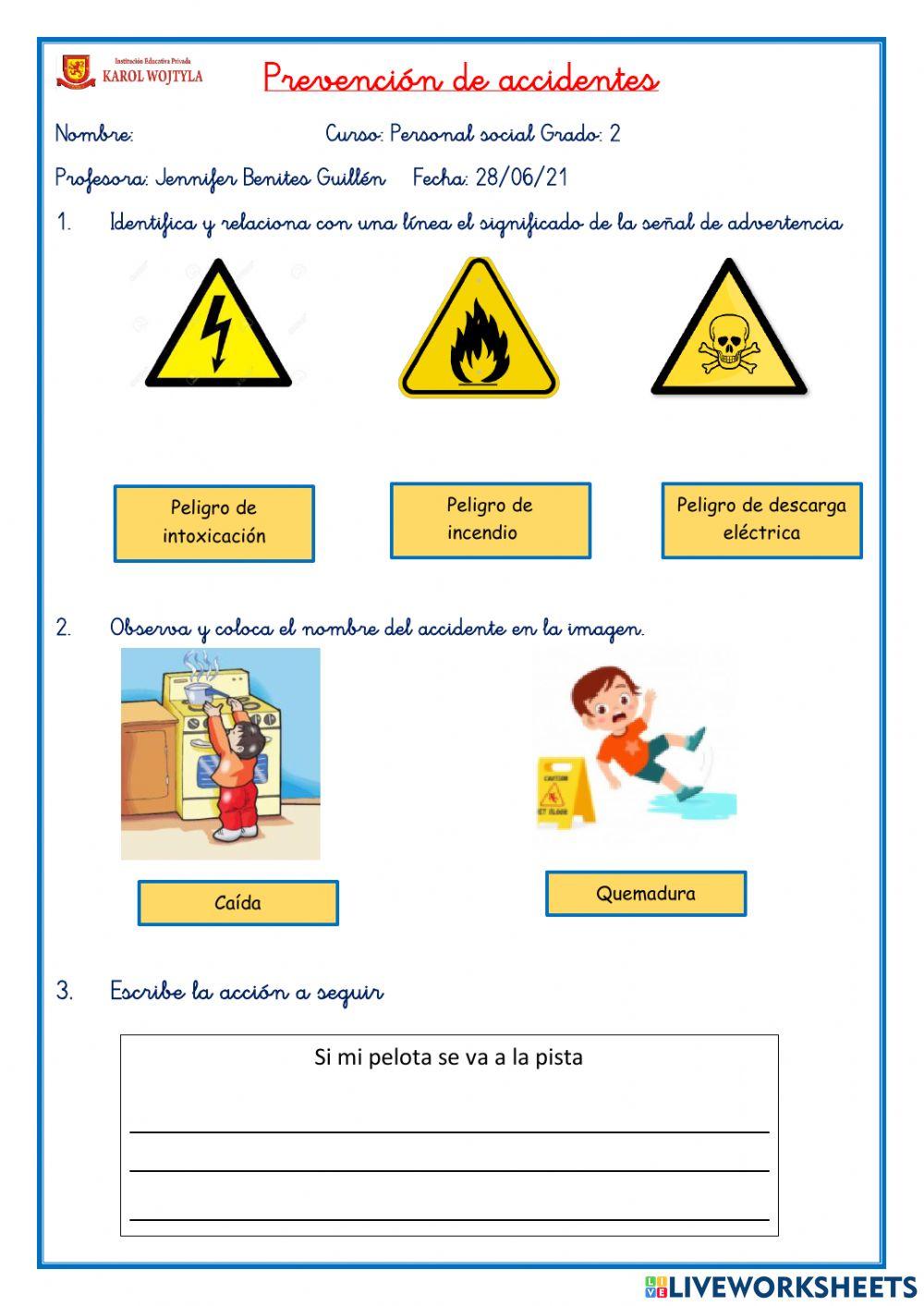 Prevención de accidentes
