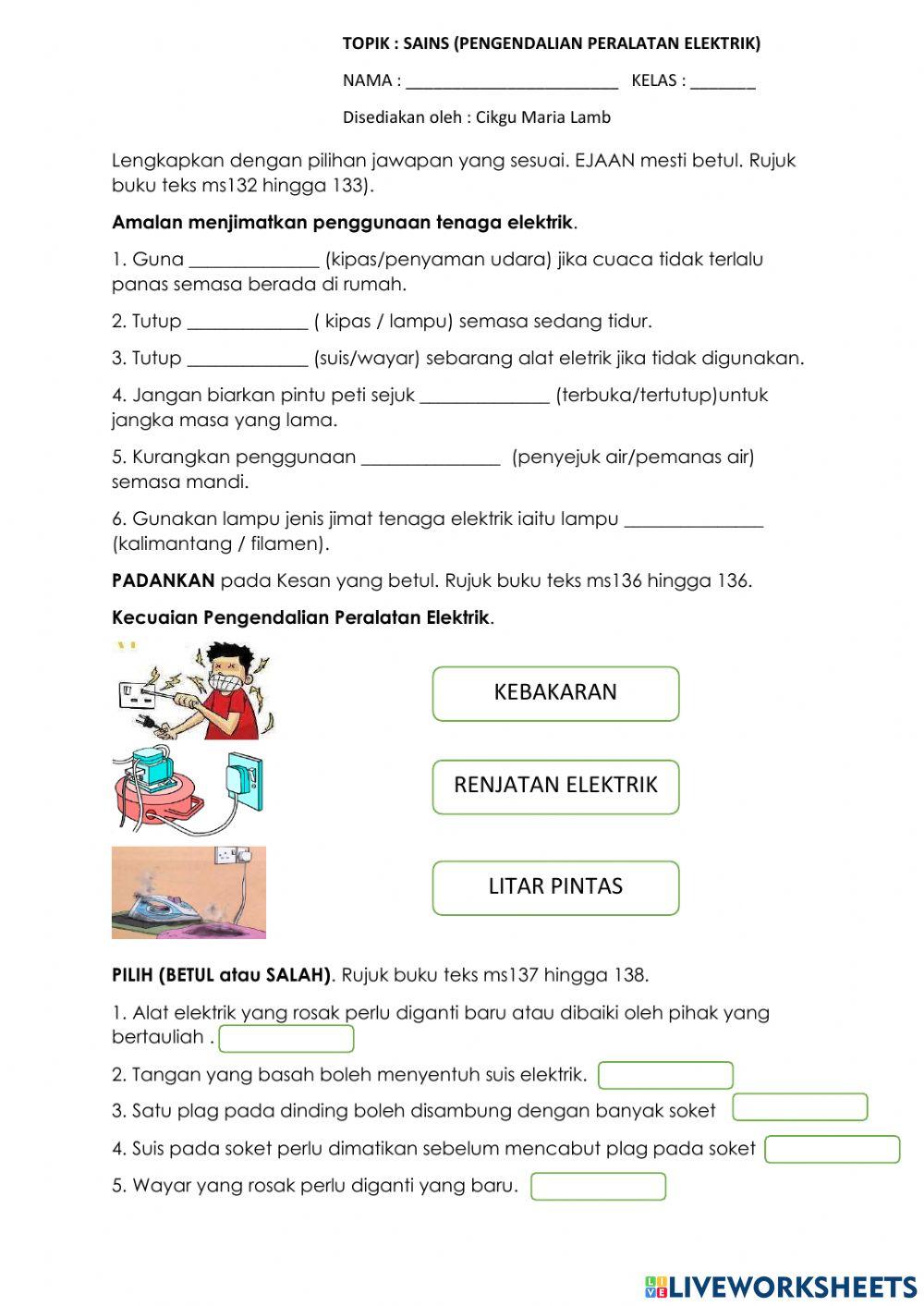 Pengendalian alat elektrik