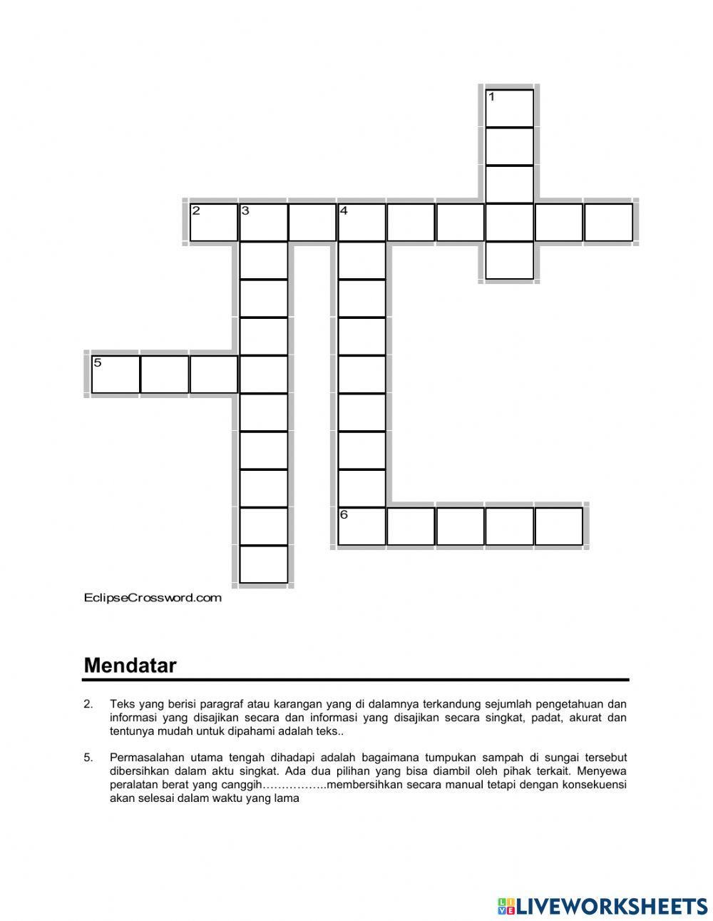Puzzle bahasa indonesia