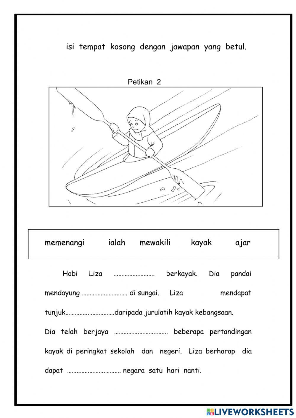 Isi tempat kosong bm tahun 4