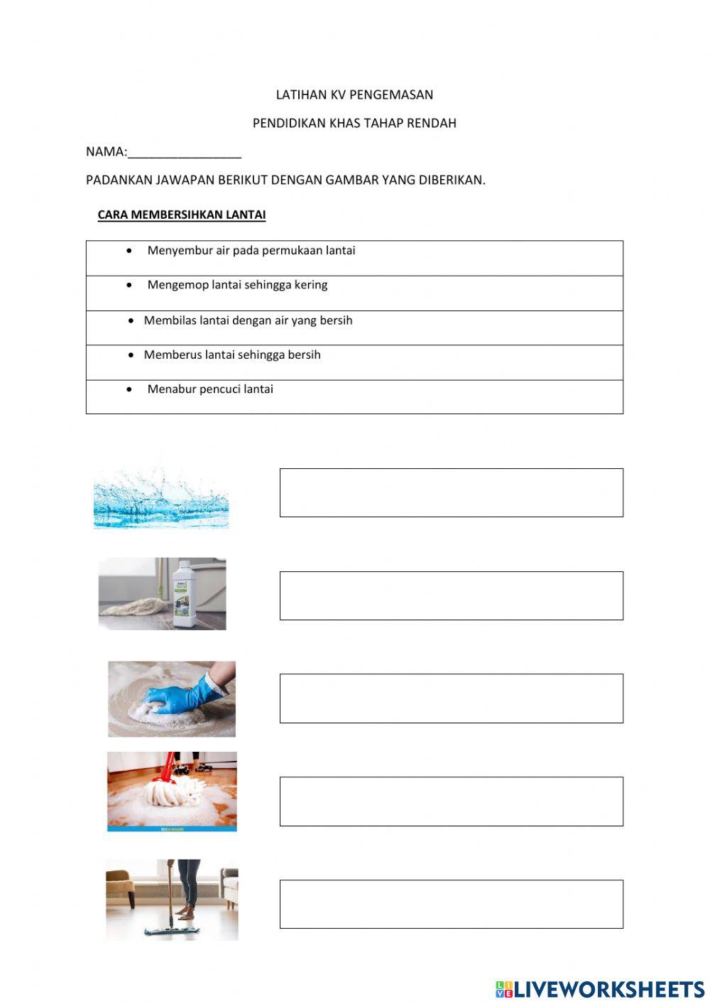 Cara membersihkan Lantai
