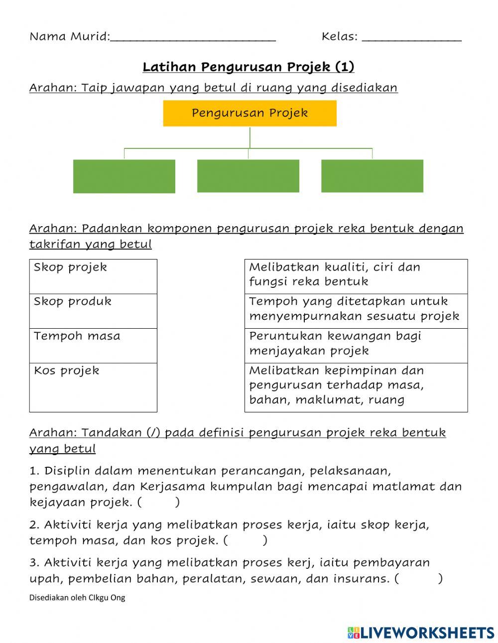Pengurusan Projek