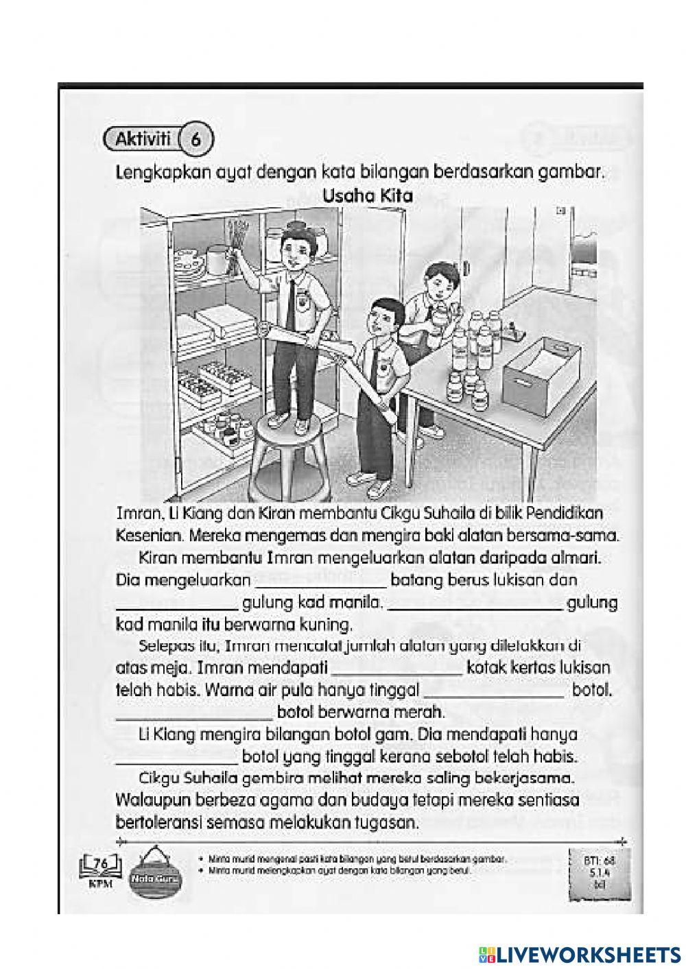 Kata bilangan