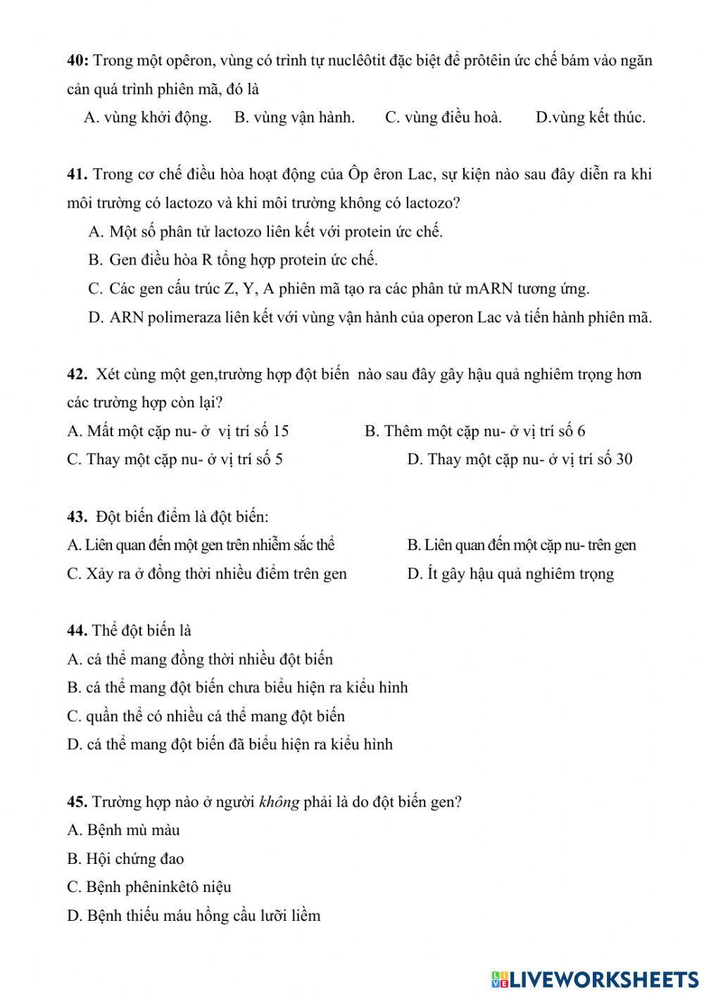 Ôn thi thpt quốc gia - phần 1