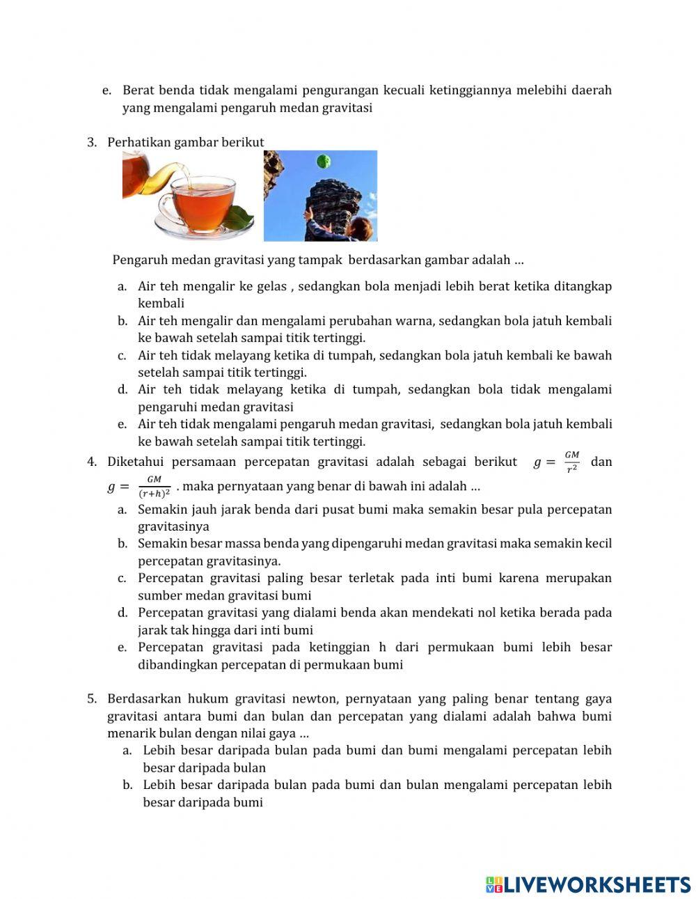 Kognitif medan gravitasi