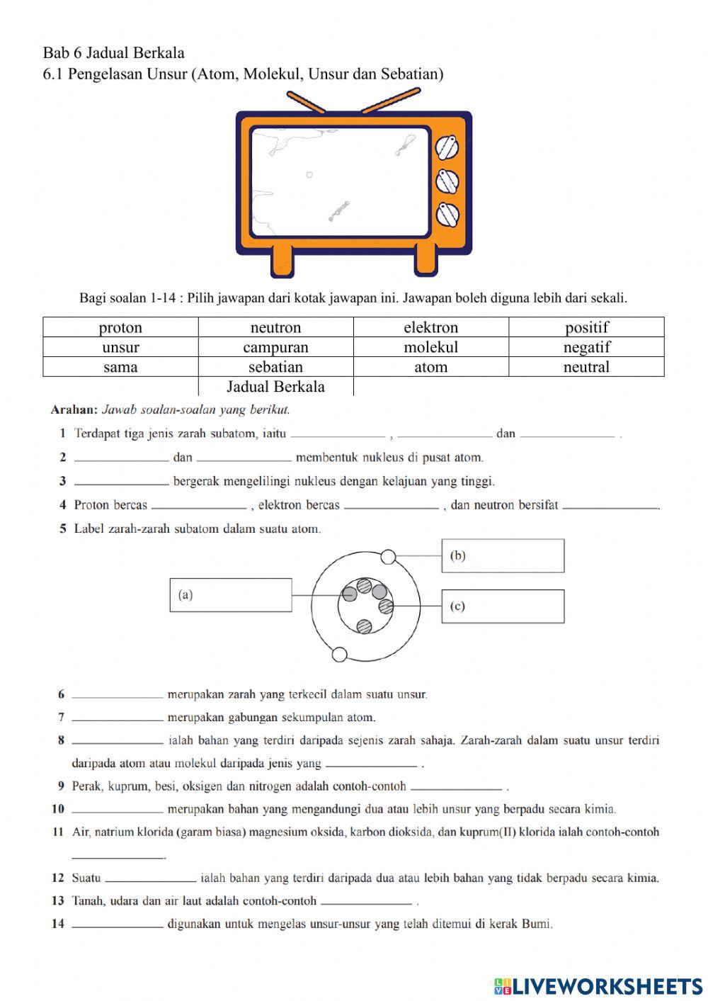 Sains tingkatan 1 bab 6