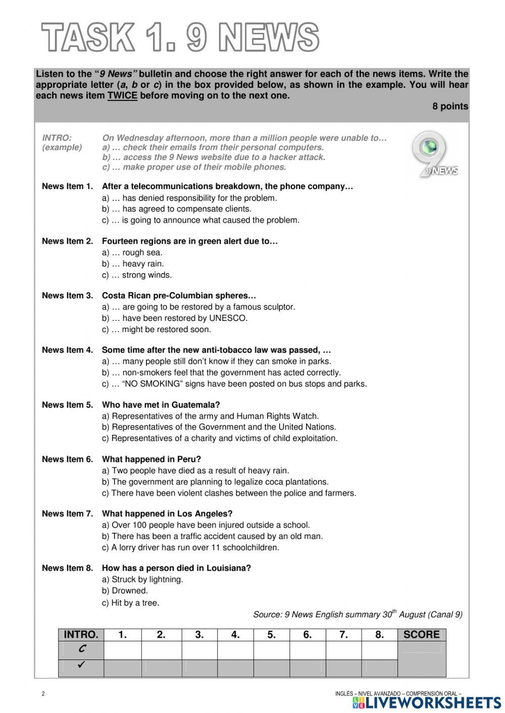 B2 listening eoi murcia 2016
