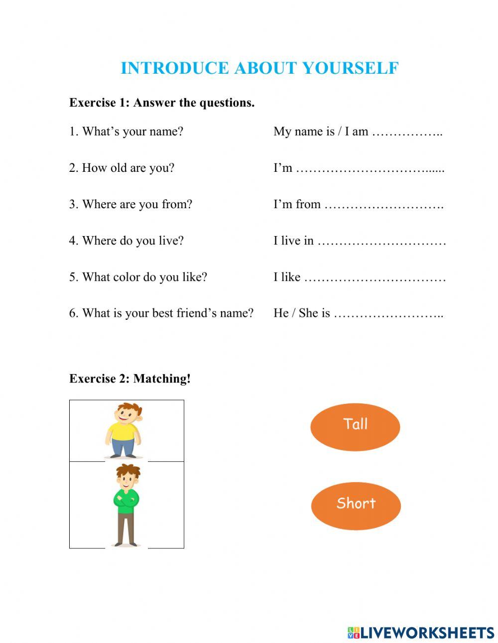 Introduce about yourself