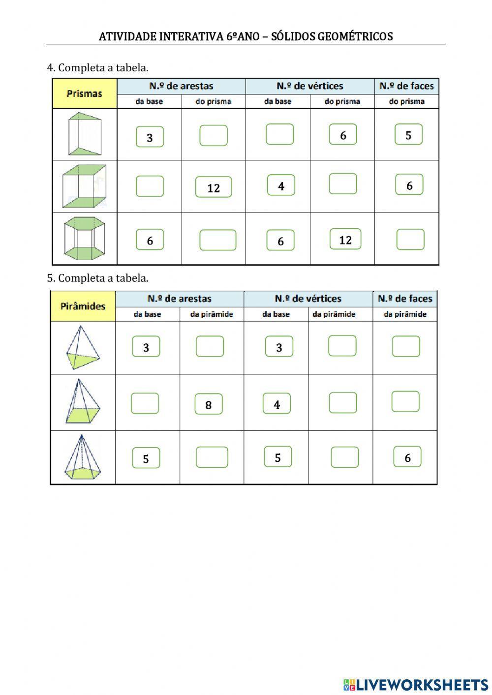 Sólidos Geométricos