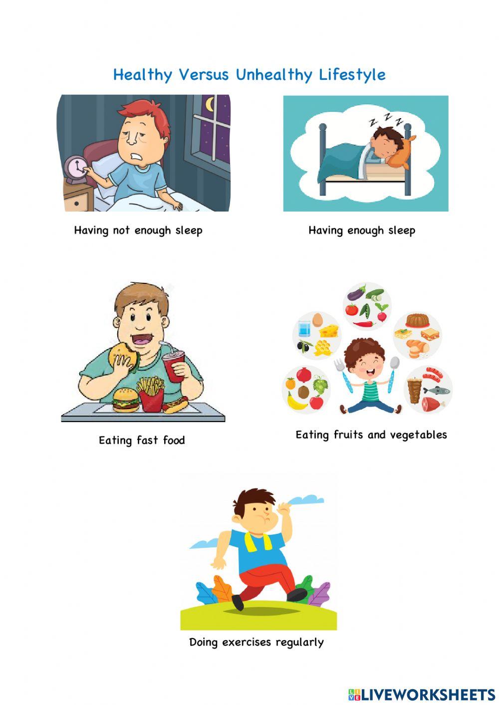 Superminds Year 2 Healthy & Unhealthy Lifestyle