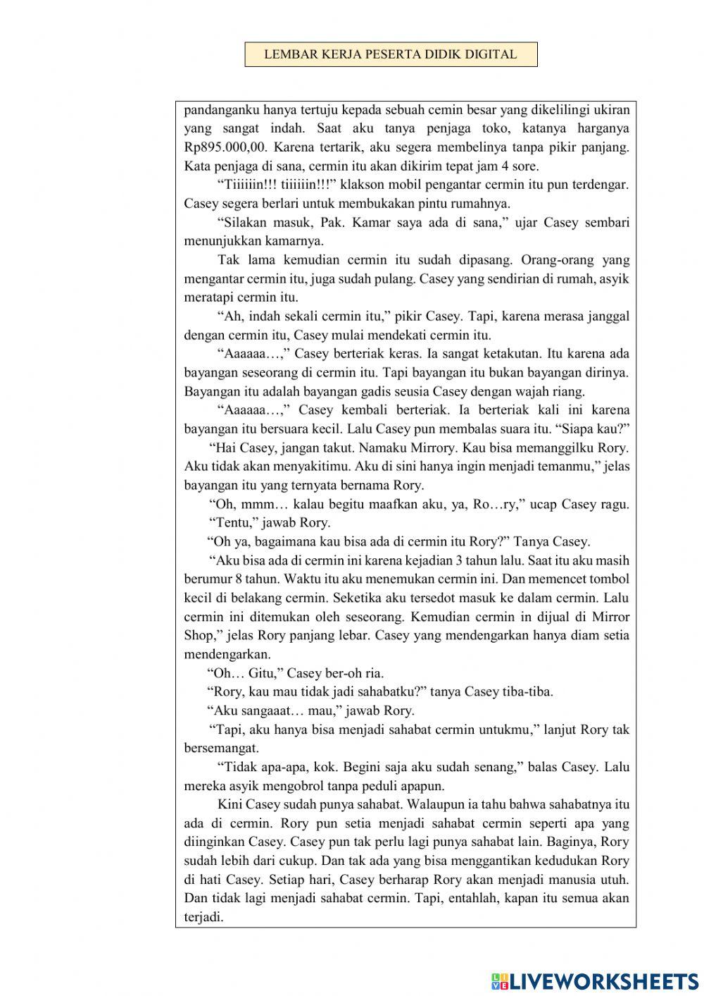 LKPD Teks Cerita Fantasi