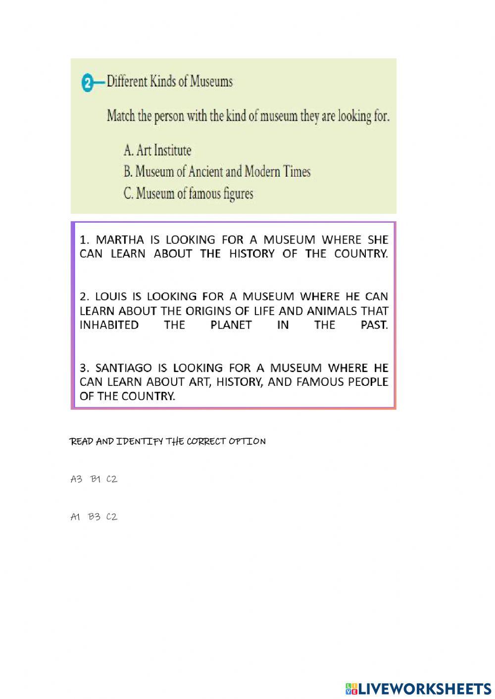 A Listening and reading practice worksheet | Live Worksheets