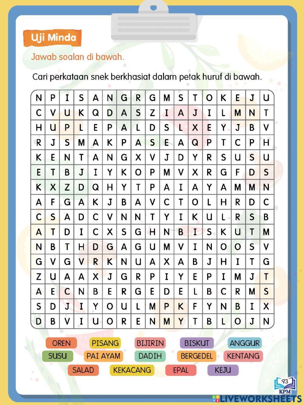 PJK TAHUN 3 : SNEK PUZZLE