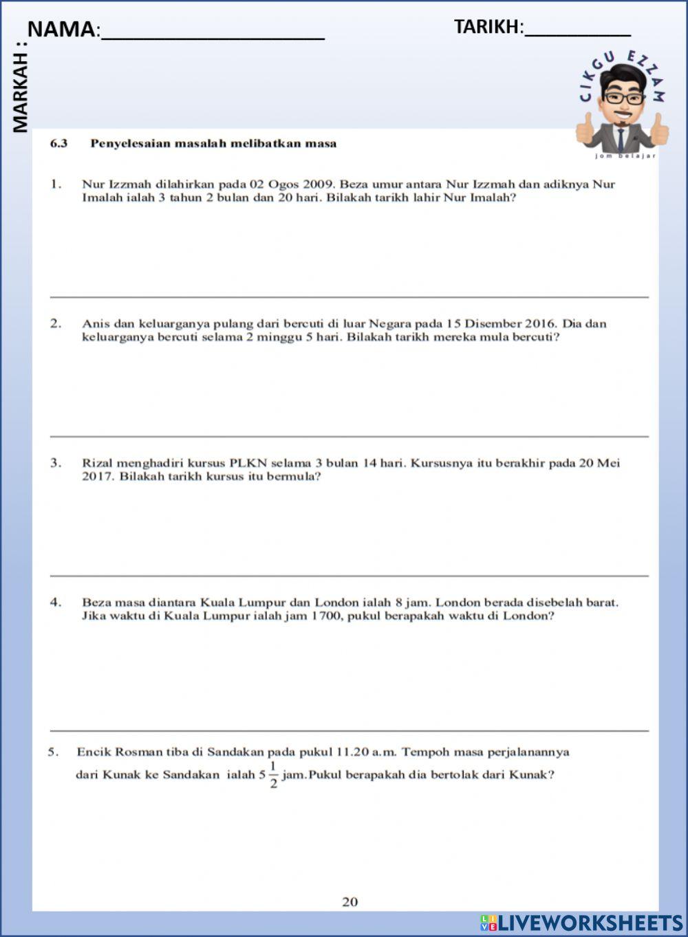 Penyelesaian masalah masa