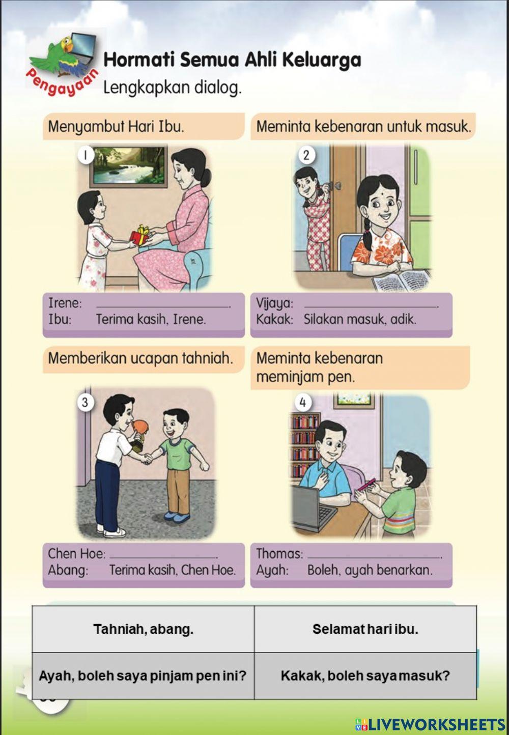 Hormati Semua Ahli Keluarga