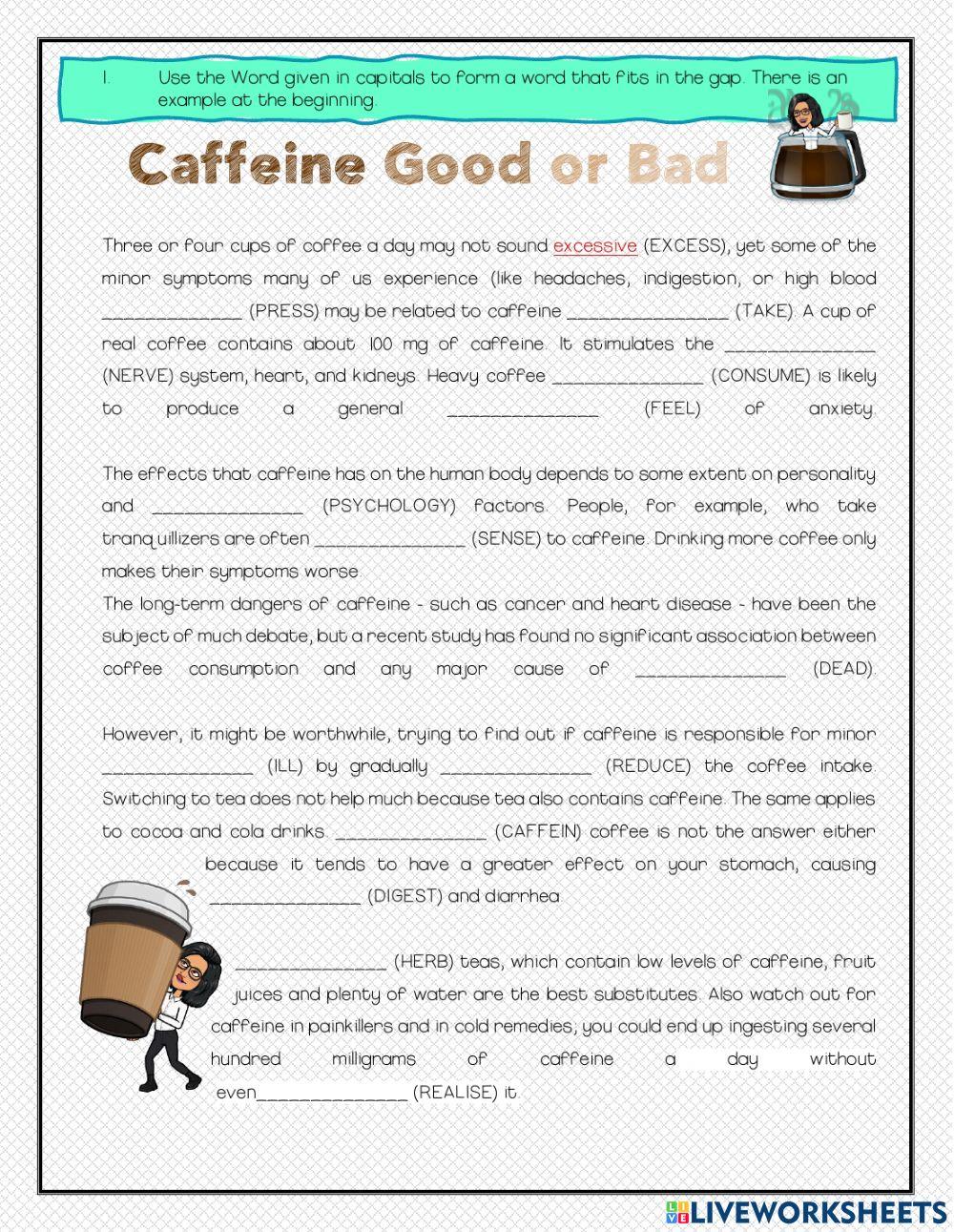 Word formation caffeine