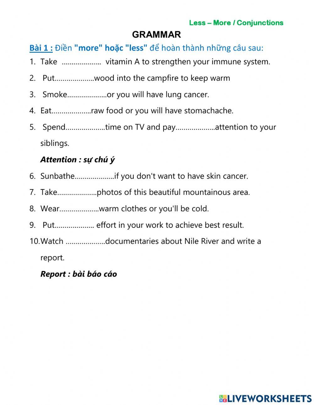 Less-more-conjunction