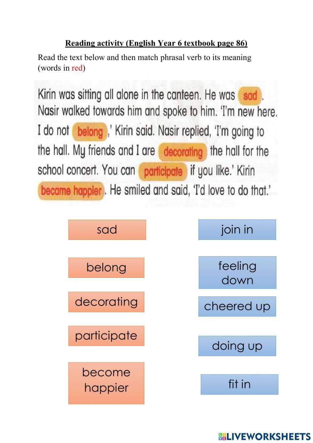 Unit 9: Malaysians Speak (Reading activity)