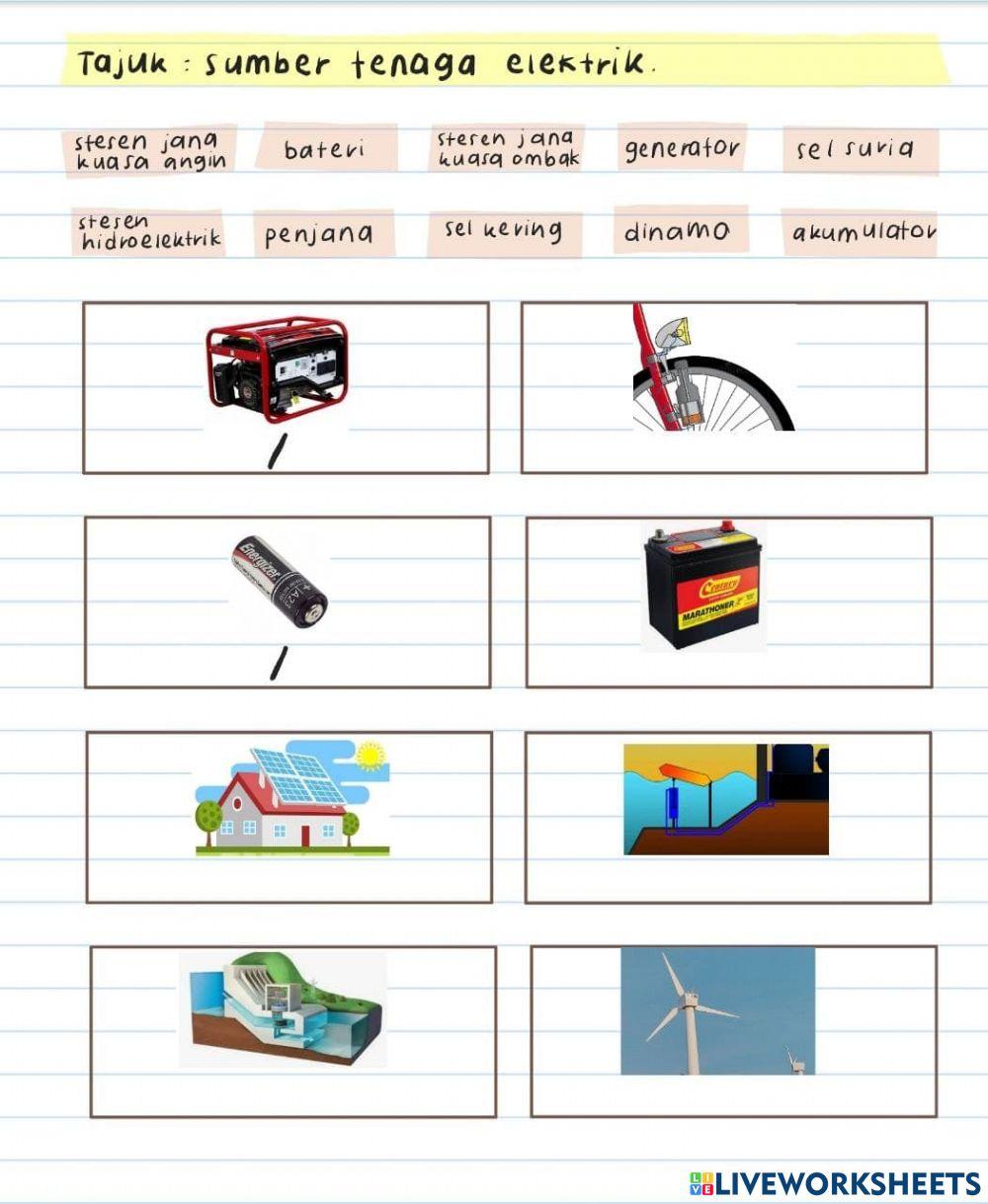 Sumber tenaga elektrik
