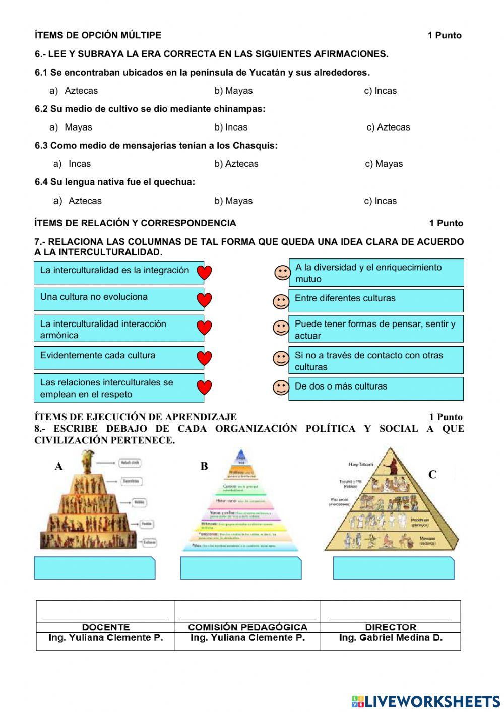Evaluación primer parcial - eess - noveno