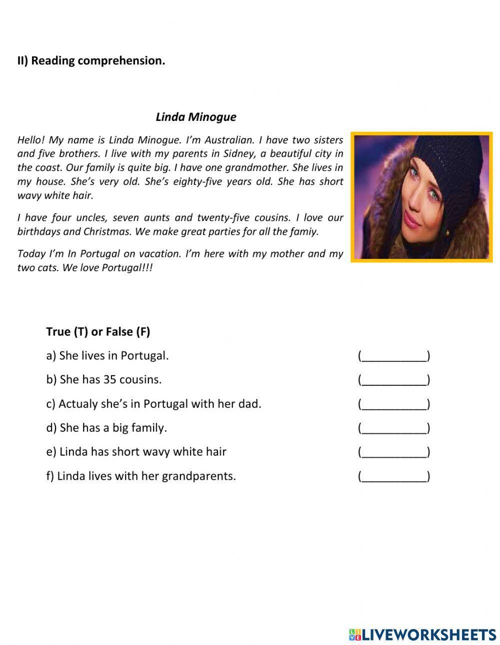 English quizz - secondary