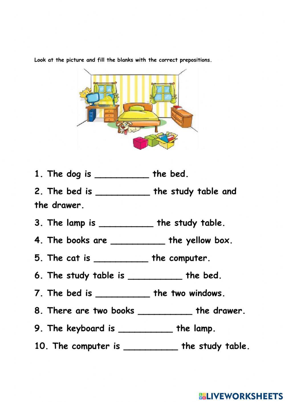 Prepositions of Place