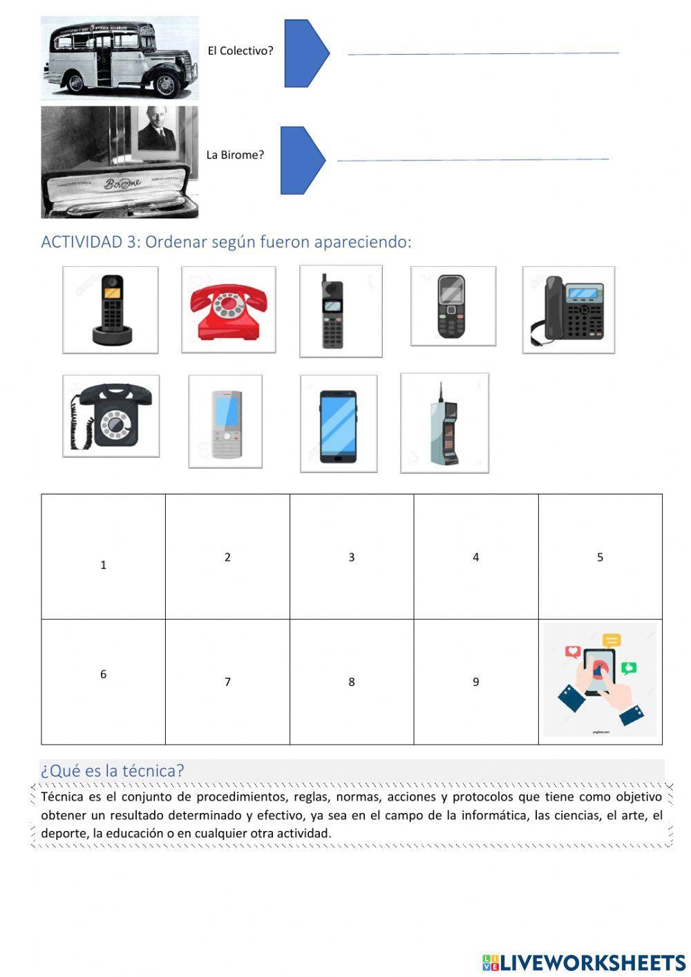 Clasificación de tecnologías