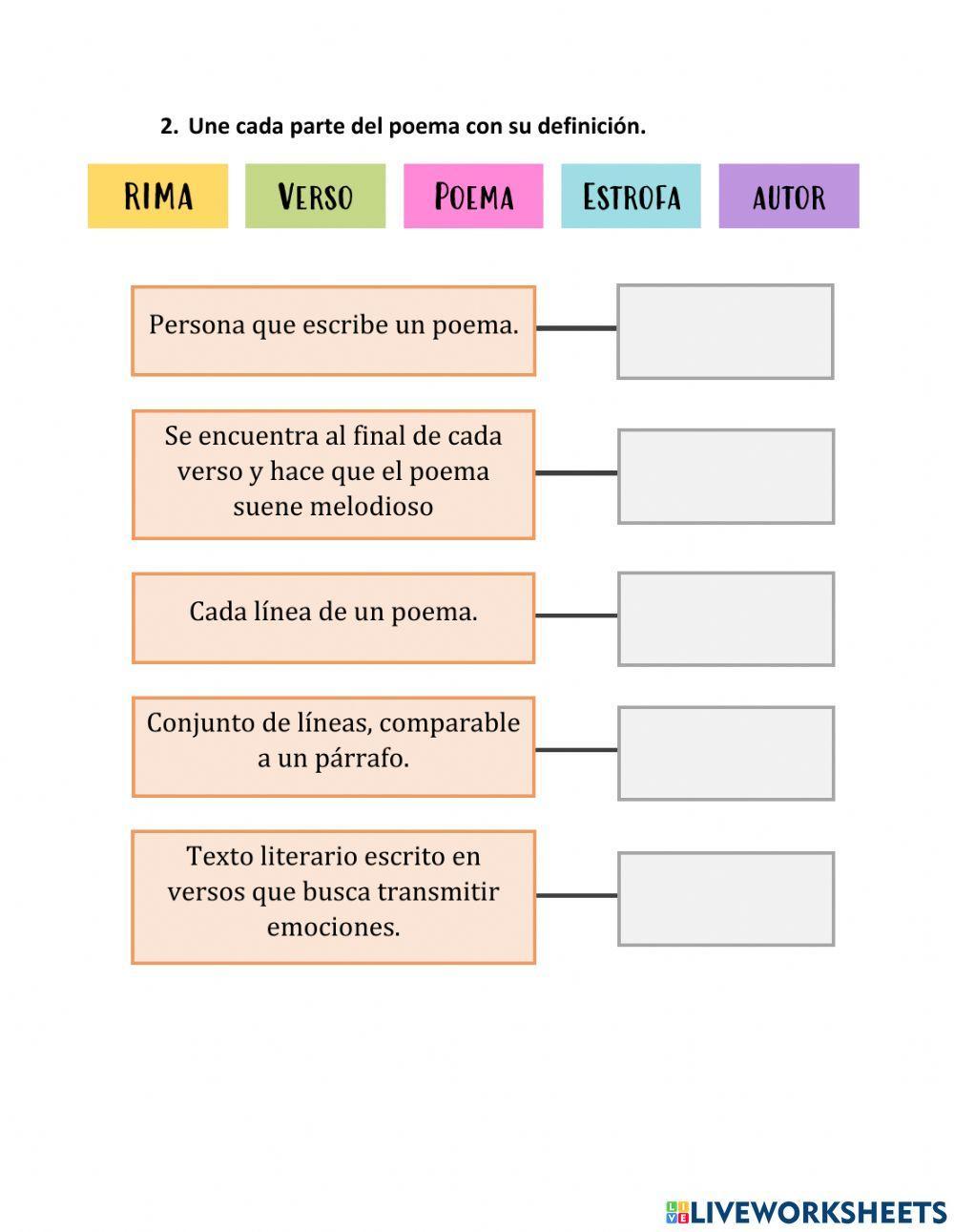 Evaluación Poesía