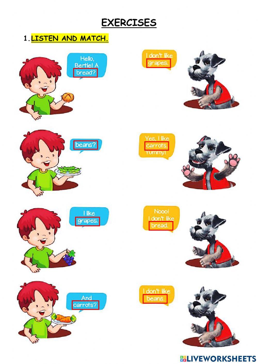 I like - i don't like