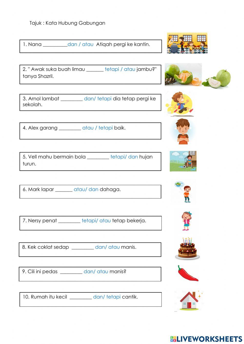 Kata hubung gabungan